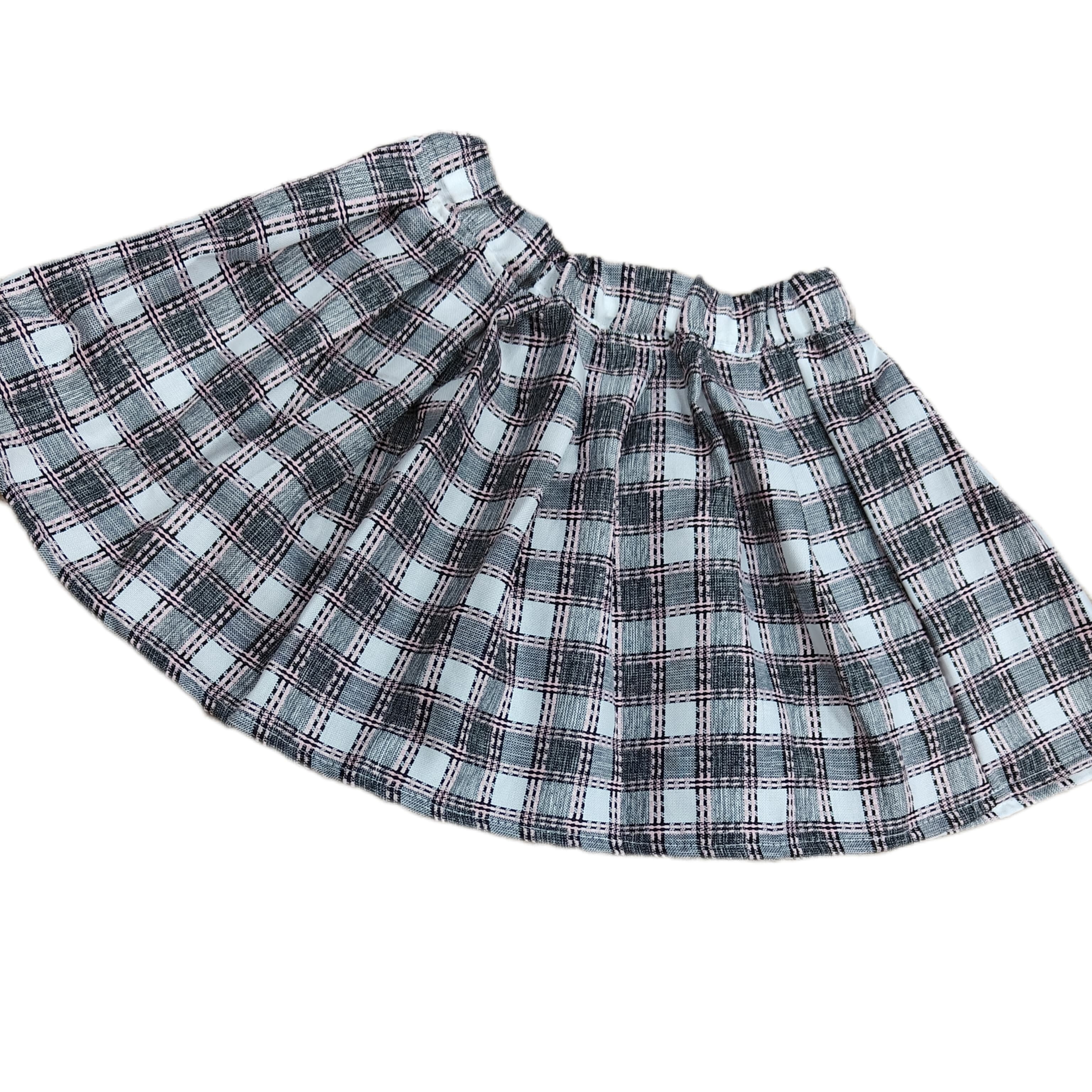 Blue plaid hotsell skirt india