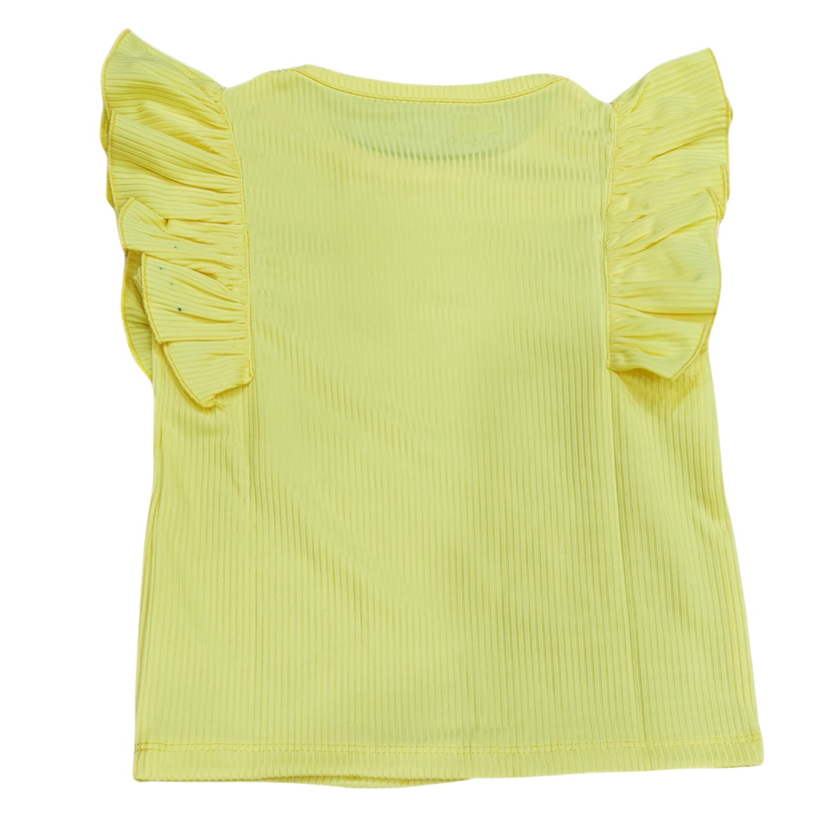 Yellow Ruffle Top for Girls - Image 6