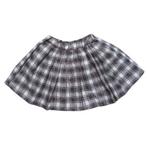 Semi-Pleated Mini Skirt For Baby Girls - Image 11