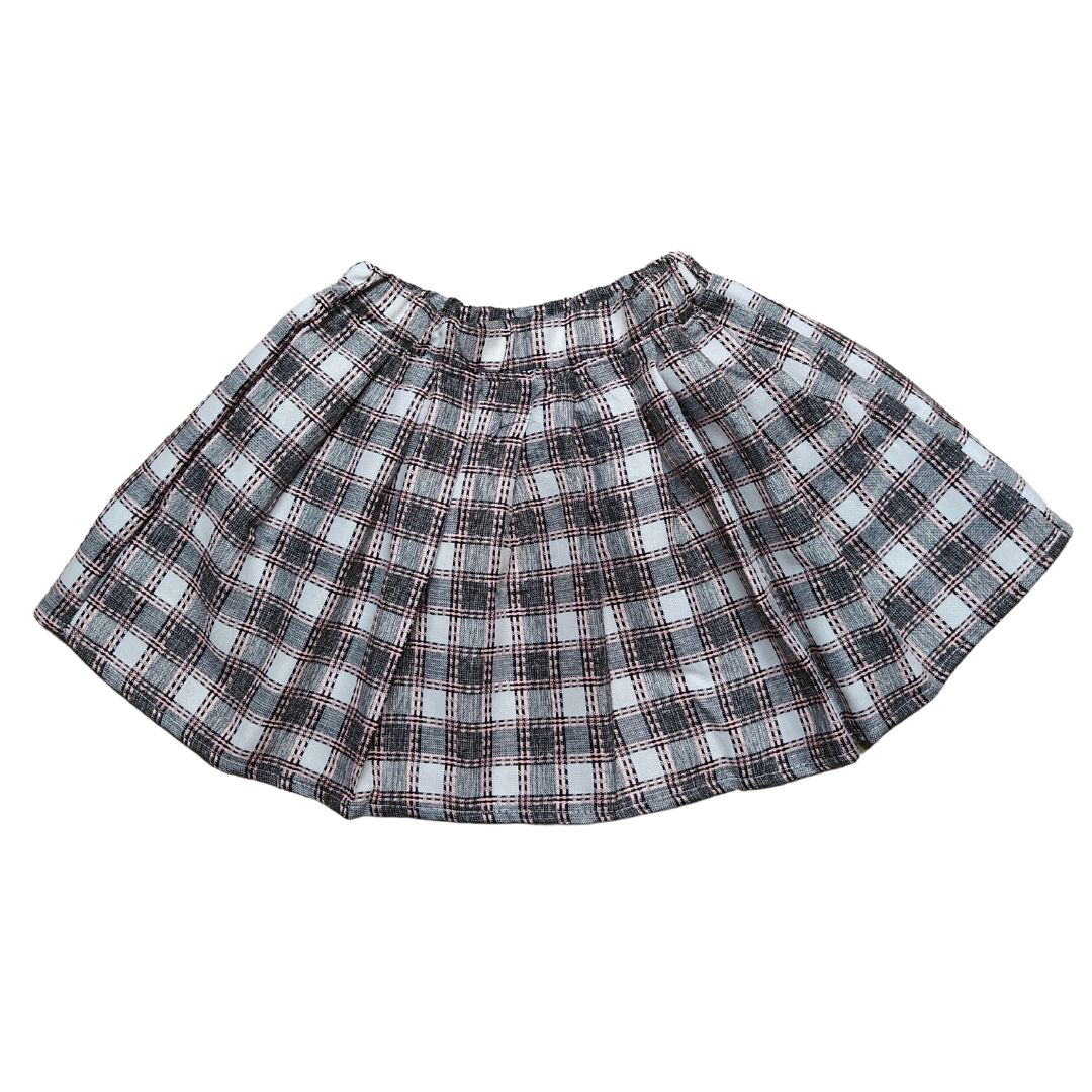 Semi-Pleated Mini Skirt For Baby Girls - Image 11