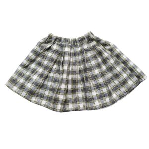 Semi-Pleated Mini Skirt For Baby Girls - Image 3