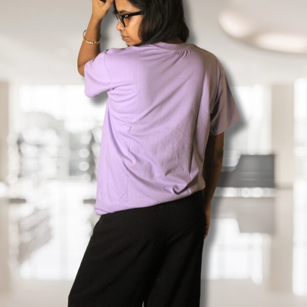 Hope Bow Lavender Cotton Tee