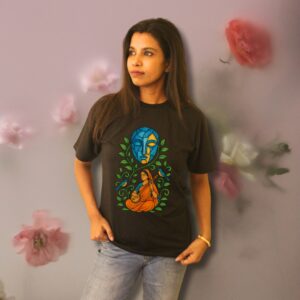 Strings & Serenity Graphic Blue|Black Tee - Image 8