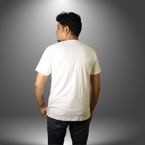 Maa Durga Trishul White|Lavender|Yellow Cotton Tee