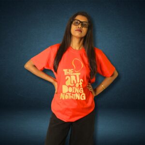 The Art of Doing Nothing Red Tee