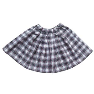 Semi-Pleated Mini Skirt For Baby Girls - Image 6