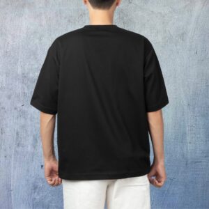 Last-Minute Engineer Black Cotton Tee - Image 2