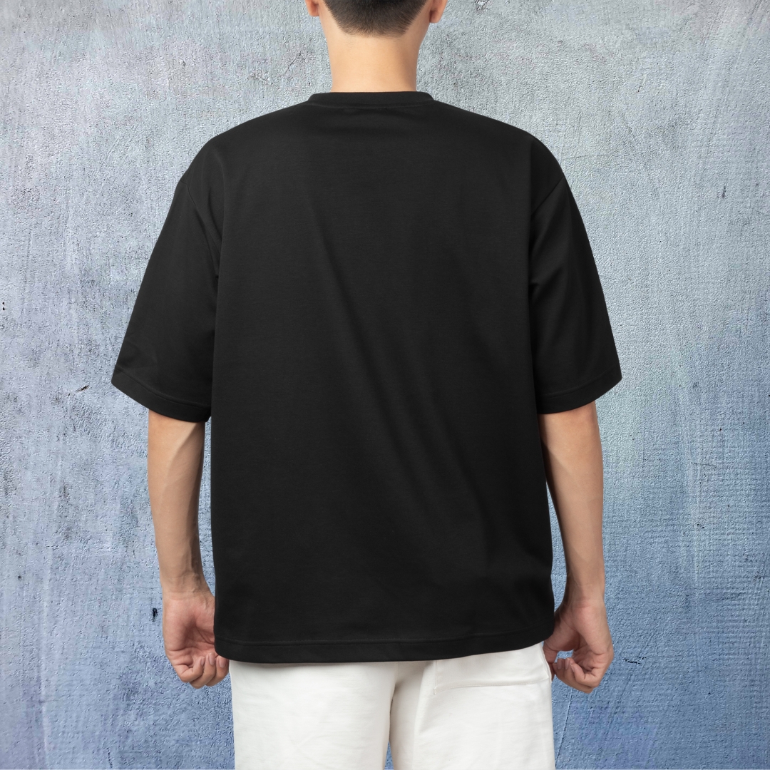 Last-Minute Engineer Black Cotton Tee - Image 2