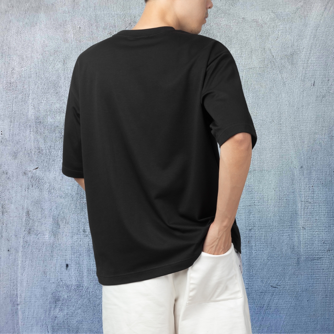 Last-Minute Engineer Black Cotton Tee - Image 3