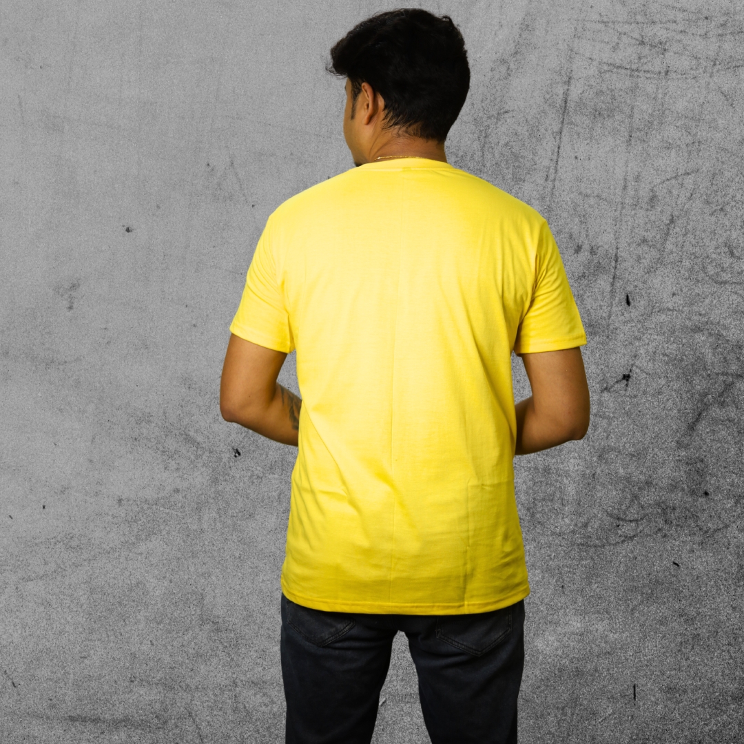 Maa Durga Trishul White|Lavender|Yellow Cotton Tee - Image 7