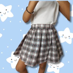 Semi-Pleated Mini Skirt For Baby Girls - Image 8