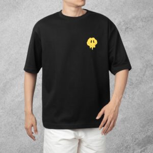 Savage Drip Grid Black Graphic Tee - Image 5